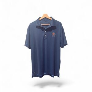 PETER MILLAR Polka Dot Polo Shirt with Crown Logo